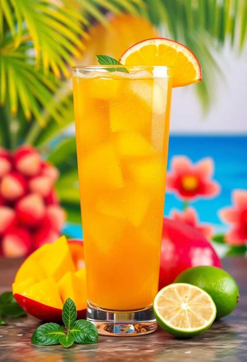 25 Amazing Iced Tea Recipes to Brighten Your Summer 78 25 Amazing Iced Tea Recipes to Brighten Your Summer - 12. Tropical Mango Iced Tea