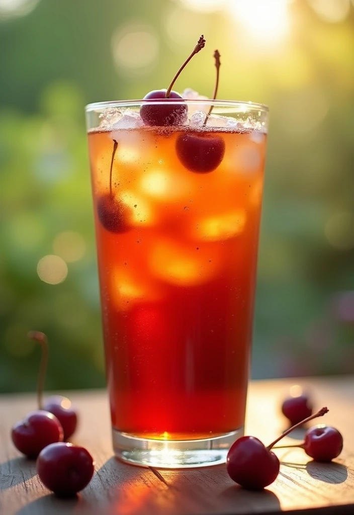 25 Amazing Iced Tea Recipes to Brighten Your Summer 95 25 Amazing Iced Tea Recipes to Brighten Your Summer - 15. Cherry Vanilla Iced Tea