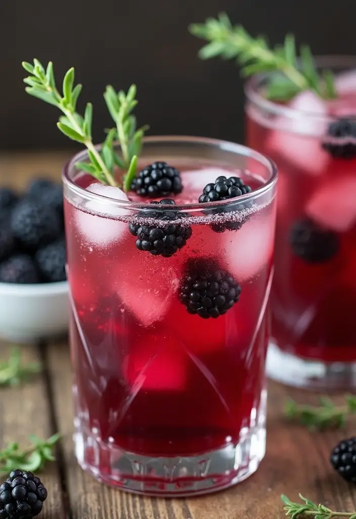 25 Amazing Iced Tea Recipes to Brighten Your Summer 151 25 Amazing Iced Tea Recipes to Brighten Your Summer - 23. Blackberry Thyme Iced Tea