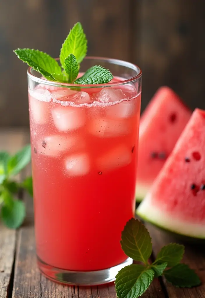 25 Amazing Iced Tea Recipes to Brighten Your Summer 50 25 Amazing Iced Tea Recipes to Brighten Your Summer - 8. Watermelon Mint Iced Tea