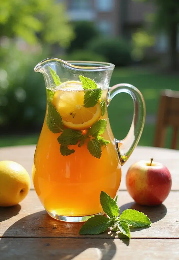 25 Apple Cider Vinegar Tea Recipes for Detox and Health 74 25 Apple Cider Vinegar Tea Recipes for Detox and Health - 12. Apple Mint Lemonade Tea