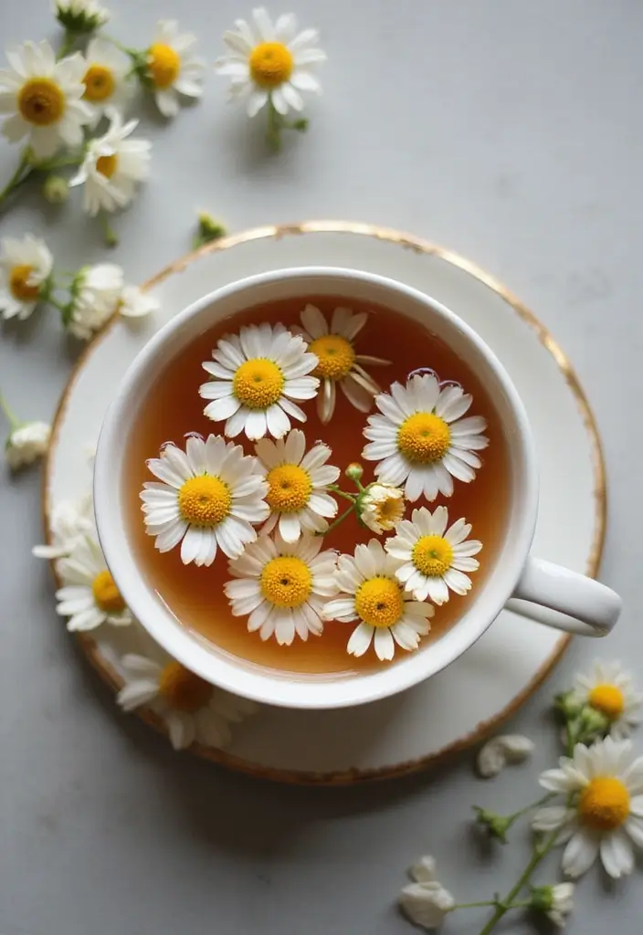25 Apple Cider Vinegar Tea Recipes for Detox and Health 116 25 Apple Cider Vinegar Tea Recipes for Detox and Health - 18. Sweet Chamomile Apple Cider Vinegar Tea