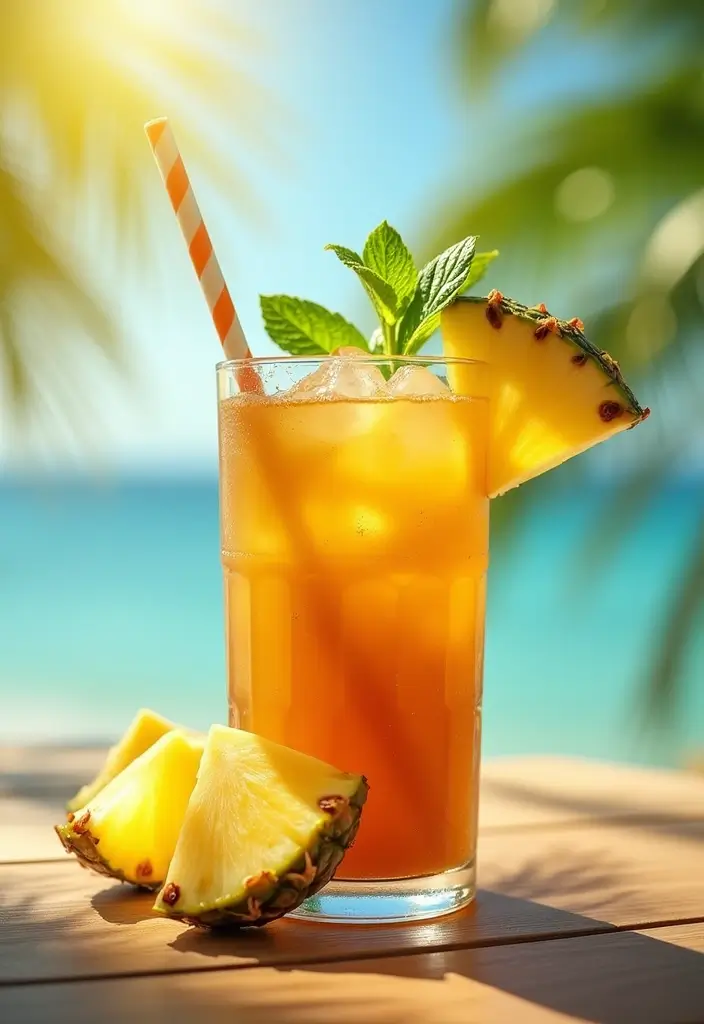 25 Apple Cider Vinegar Tea Recipes for Detox and Health 130 25 Apple Cider Vinegar Tea Recipes for Detox and Health - 20. Tropical Apple Cider Vinegar Iced Tea