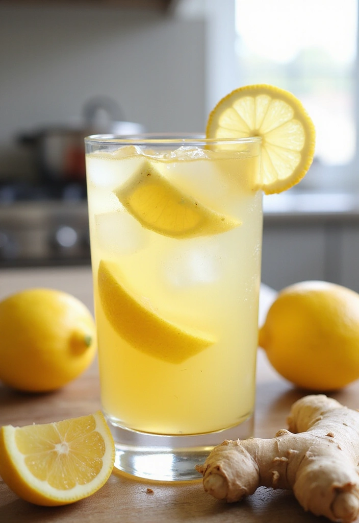 25 Caffeine-Free Loaded Tea Recipes for All-Day Enjoyment 65 25 Caffeine-Free Loaded Tea Recipes for All-Day Enjoyment - 11. Lemon Ginger Zing