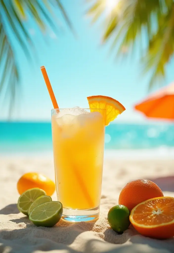 25 Caffeine-Free Loaded Tea Recipes for All-Day Enjoyment 79 25 Caffeine-Free Loaded Tea Recipes for All-Day Enjoyment - 13. Coconut Citrus Cooler
