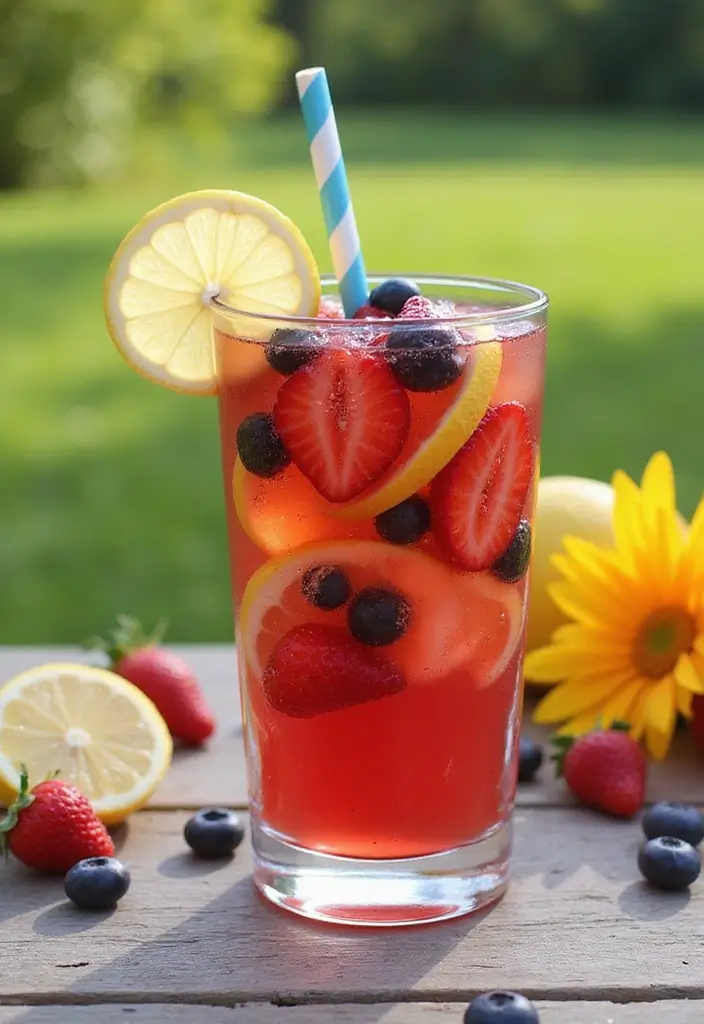 25 Caffeine-Free Loaded Tea Recipes for All-Day Enjoyment 87 25 Caffeine-Free Loaded Tea Recipes for All-Day Enjoyment - 15. Berry Lemonade Tea