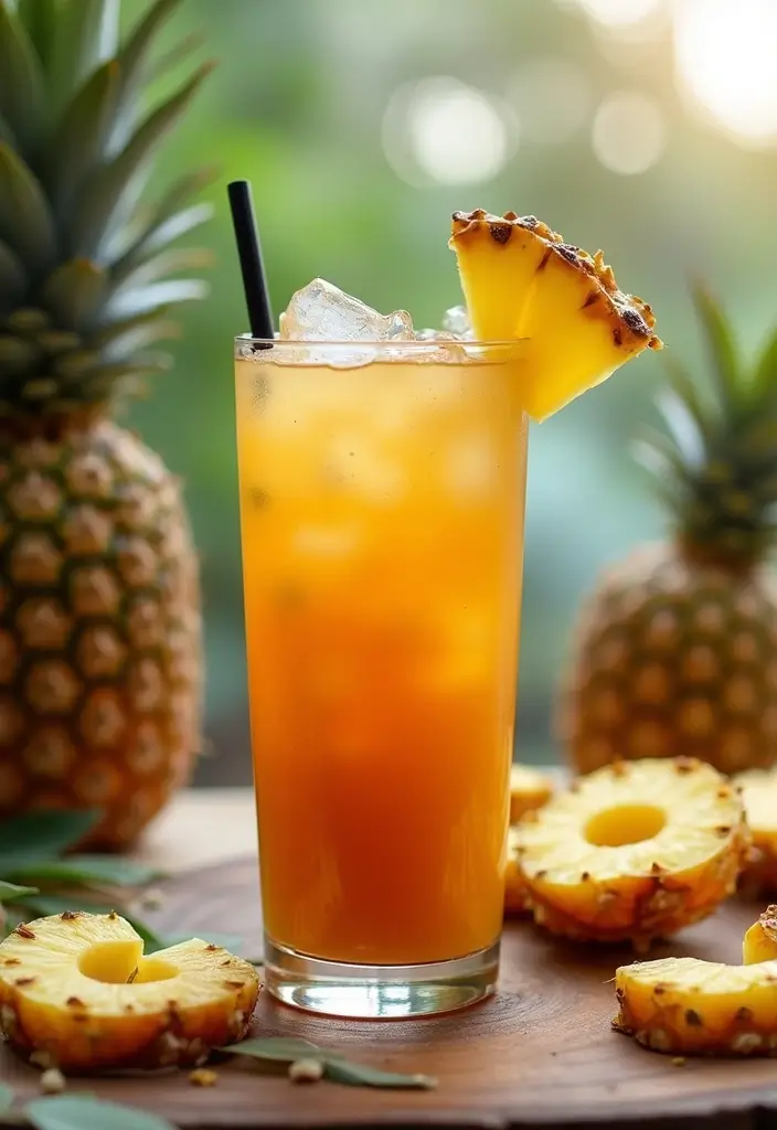 25 Caffeine-Free Loaded Tea Recipes for All-Day Enjoyment 106 25 Caffeine-Free Loaded Tea Recipes for All-Day Enjoyment - 18. Caramelized Pineapple Tea