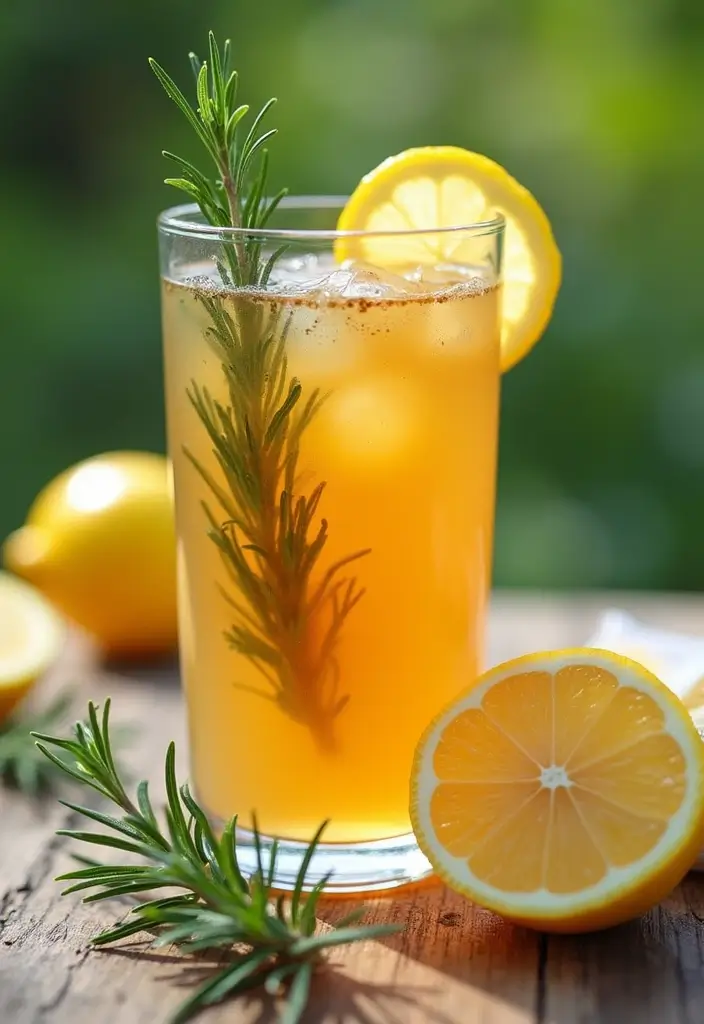 25 Caffeine-Free Loaded Tea Recipes for All-Day Enjoyment 142 25 Caffeine-Free Loaded Tea Recipes for All-Day Enjoyment - 24. Rosemary Citrus Tea