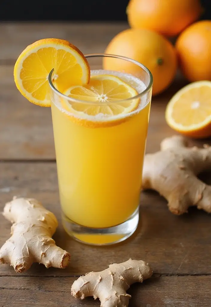 25 Caffeine-Free Loaded Tea Recipes for All-Day Enjoyment 39 25 Caffeine-Free Loaded Tea Recipes for All-Day Enjoyment - 7. Ginger Citrus Elixir