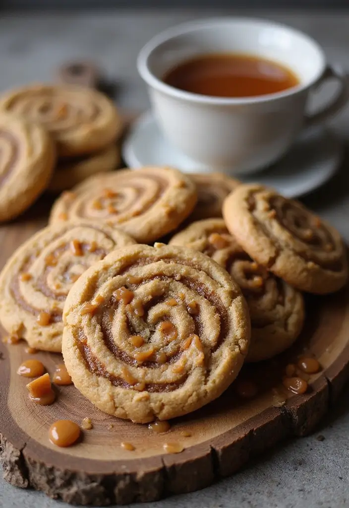 25 Chai Tea Cookies Recipes for Spiced Sweetness 67 25 Chai Tea Cookies Recipes for Spiced Sweetness - 11. Chai Caramel Swirl Cookies