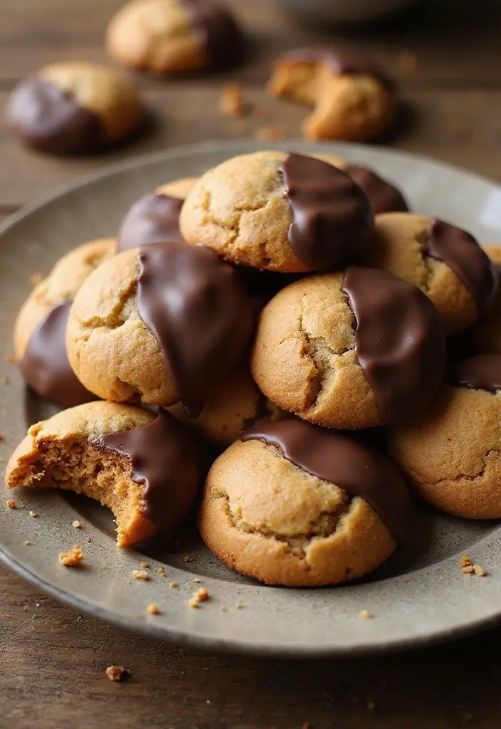 25 Chai Tea Cookies Recipes for Spiced Sweetness 130 25 Chai Tea Cookies Recipes for Spiced Sweetness - 20. Chai Tea Chocolate Dipped Cookies