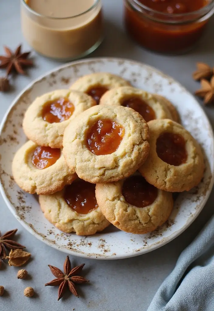 25 Chai Tea Cookies Recipes for Spiced Sweetness 22 25 Chai Tea Cookies Recipes for Spiced Sweetness - 4. Chai Latte Thumbprint Cookies