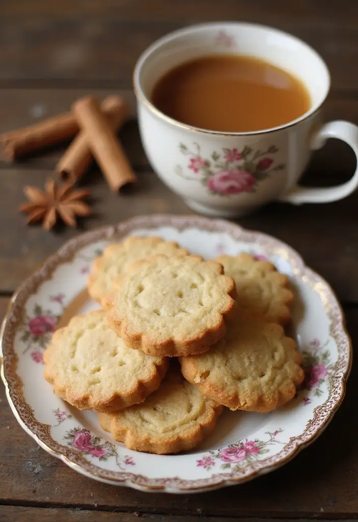 25 Chai Tea Cookies Recipes for Spiced Sweetness 36 25 Chai Tea Cookies Recipes for Spiced Sweetness - 6. Chai Tea Shortbread Cookies