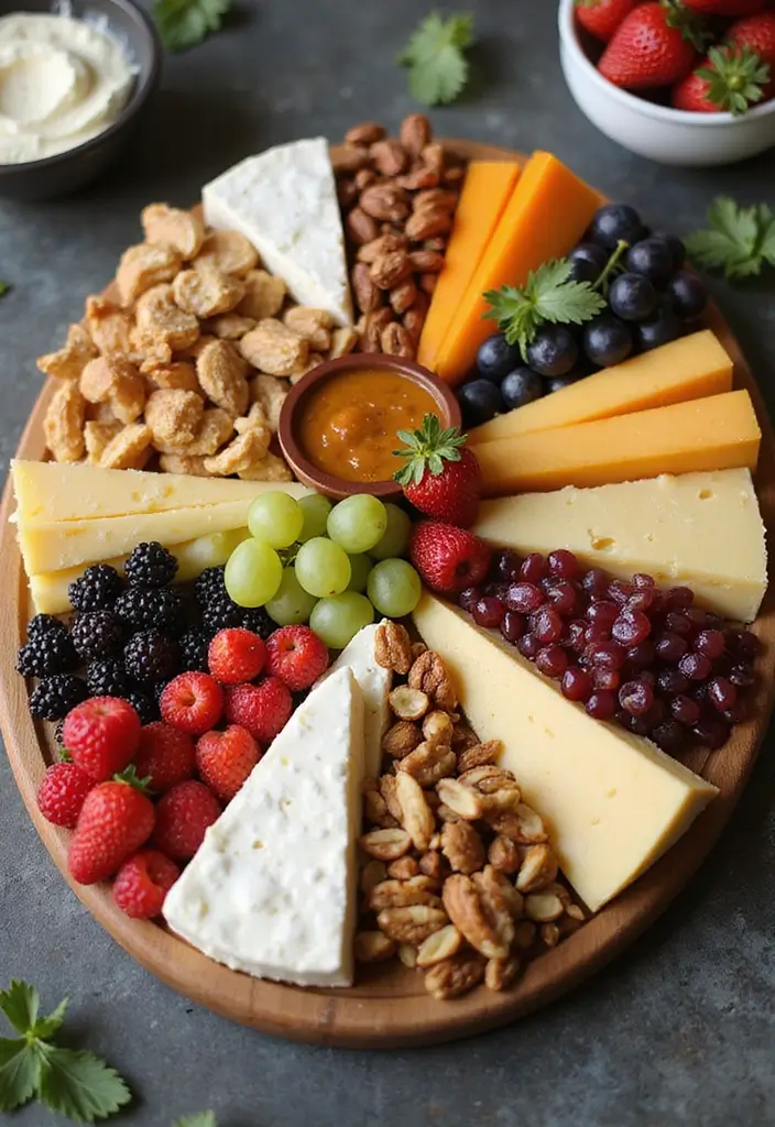 25 Delicious Vegan Finger Food Recipes for Afternoon Tea Parties 83 25 Delicious Vegan Finger Food Recipes for Afternoon Tea Parties - 13. Vegan Cheese Platter