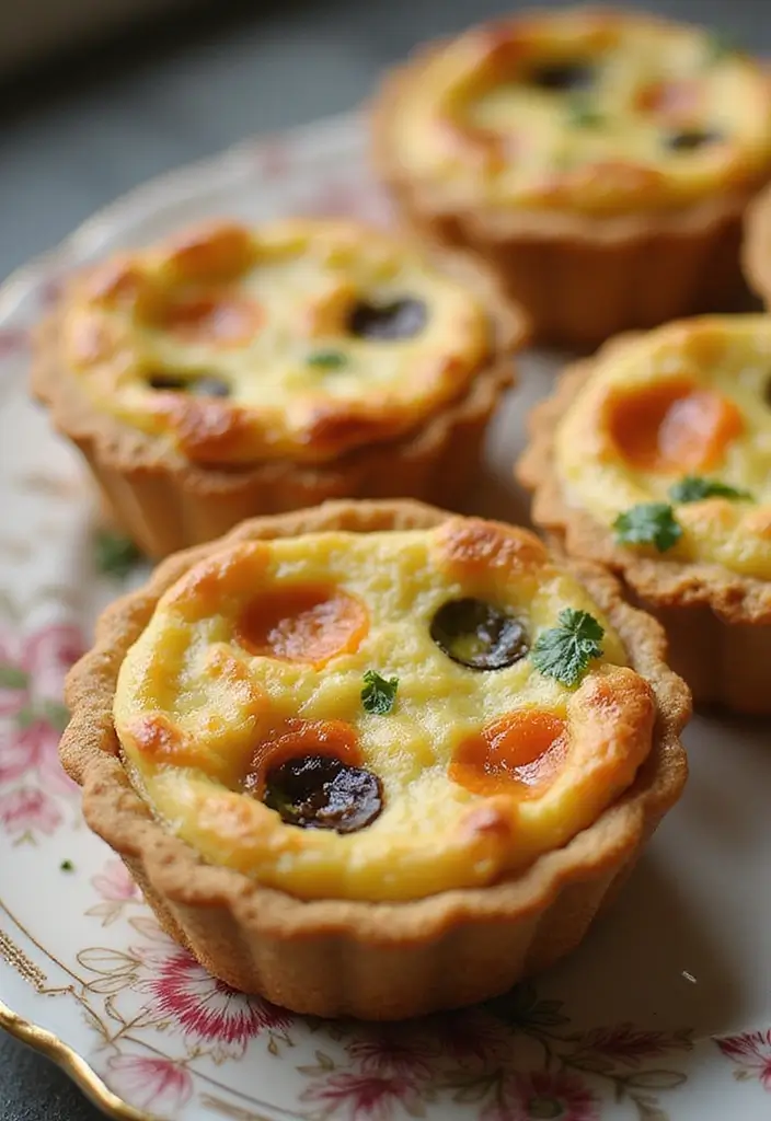 25 Delicious Vegan Finger Food Recipes for Afternoon Tea Parties 133 25 Delicious Vegan Finger Food Recipes for Afternoon Tea Parties - 20. Vegan Mini Quiches