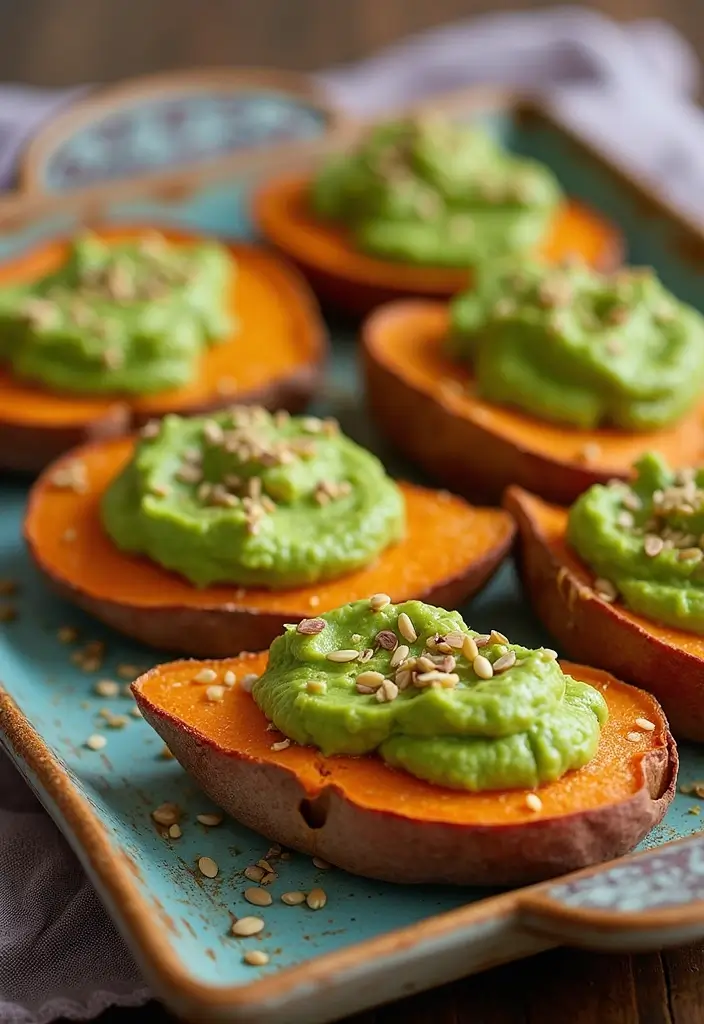 25 Delicious Vegan Finger Food Recipes for Afternoon Tea Parties 20 25 Delicious Vegan Finger Food Recipes for Afternoon Tea Parties - 4. Sweet Potato and Avocado Toast