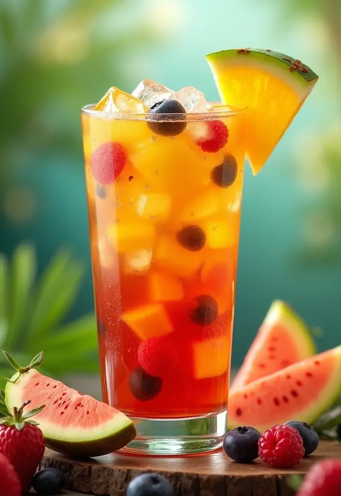 25 Flavored Iced Tea Recipes for Hot Days 80 25 Flavored Iced Tea Recipes for Hot Days - 12. Tropical Fruit Iced Tea