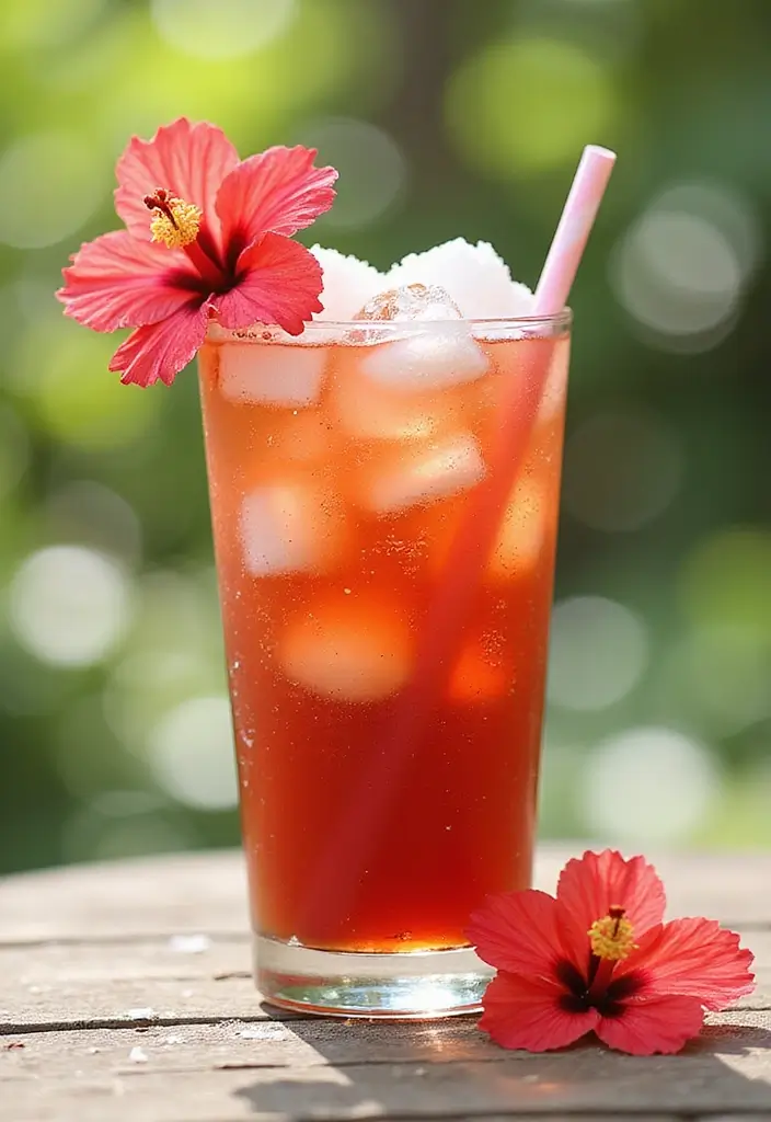 25 Flavored Iced Tea Recipes for Hot Days 169 25 Flavored Iced Tea Recipes for Hot Days - 25. Coconut Hibiscus Iced Tea