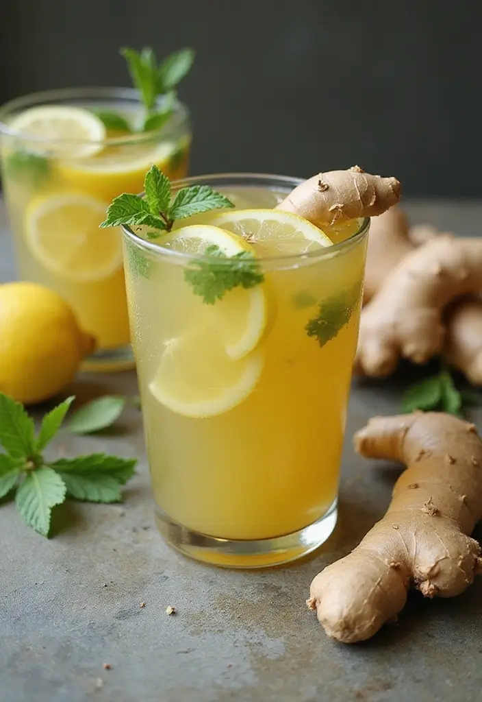 25 Green Tea Drink Recipes for Everyday Wellness 147 25 Green Tea Drink Recipes for Everyday Wellness - 23. Ginger Green Tea Tonic