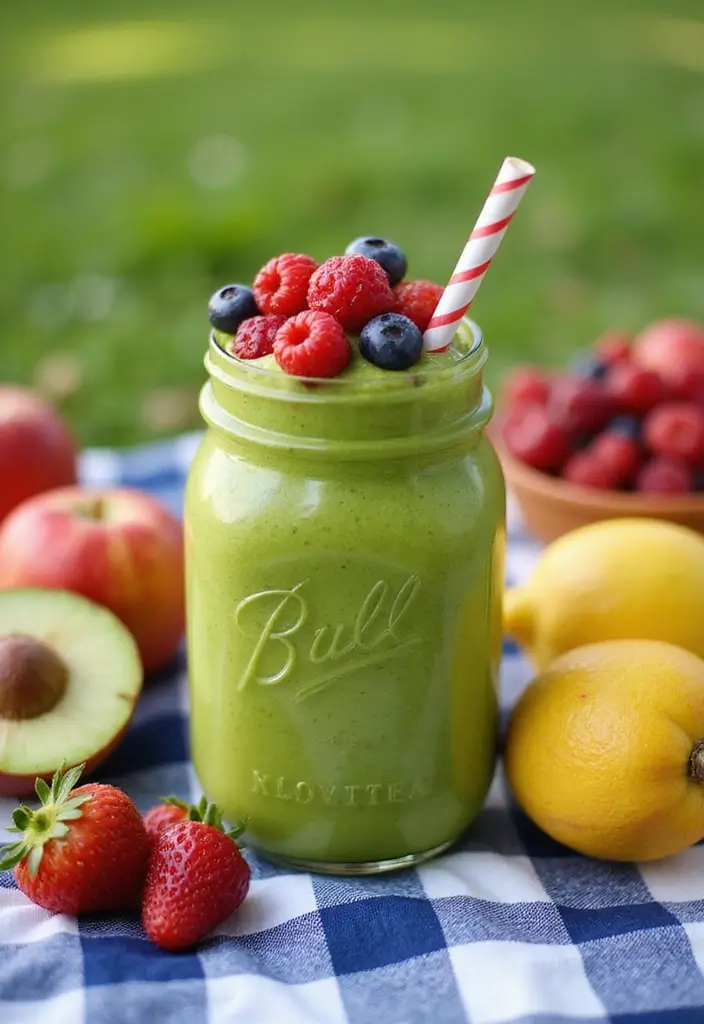 25 Green Tea Drink Recipes for Everyday Wellness 36 25 Green Tea Drink Recipes for Everyday Wellness - 6. Green Tea Berry Blast