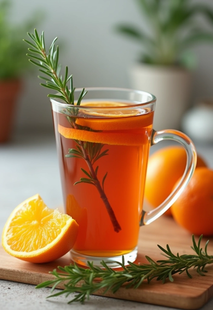 25 Herbal Tea Recipes for Energy and Focus 64 25 Herbal Tea Recipes for Energy and Focus - 10. Citrus Rosemary Brew