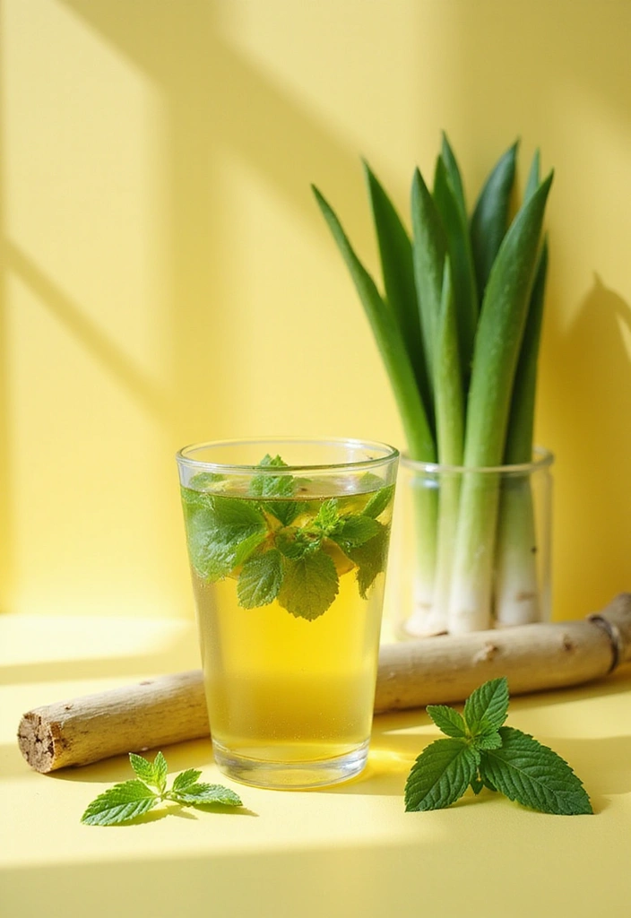 25 Herbal Tea Recipes for Energy and Focus 78 25 Herbal Tea Recipes for Energy and Focus - 12. Lemongrass and Mint Fusion