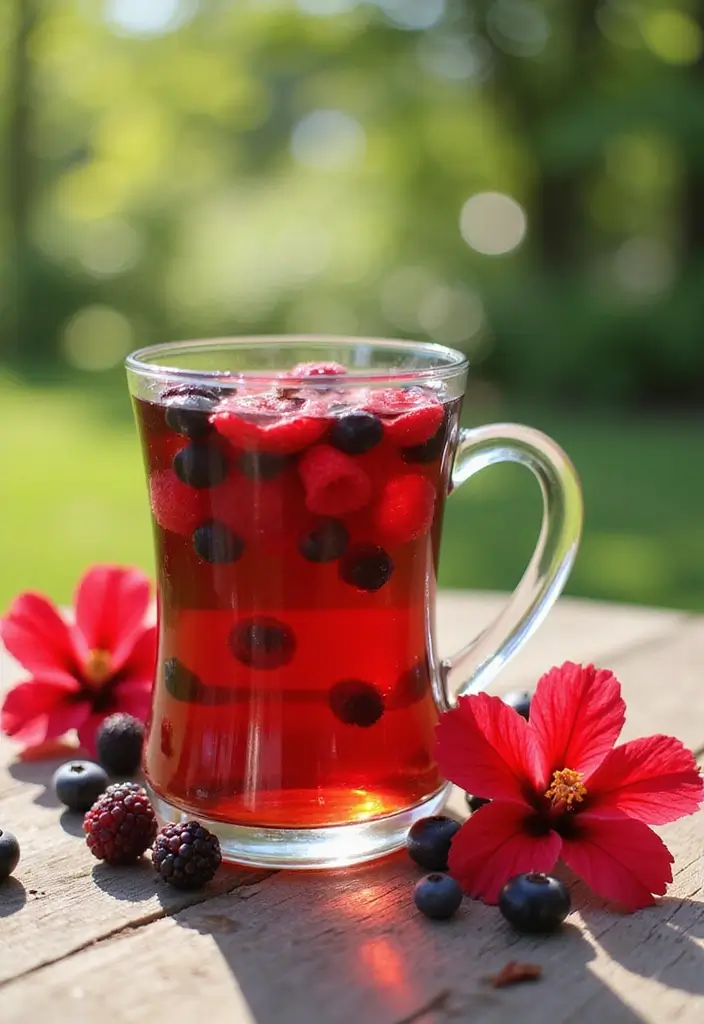 25 Herbal Tea Recipes for Energy and Focus 99 25 Herbal Tea Recipes for Energy and Focus - 15. Berry Hibiscus Delight