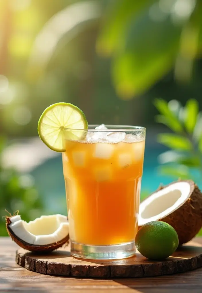 25 Herbal Tea Recipes for Energy and Focus 111 25 Herbal Tea Recipes for Energy and Focus - 17. Coconut Lime Herbal Bliss