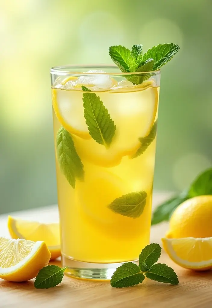 25 Herbal Tea Recipes for Energy and Focus 142 25 Herbal Tea Recipes for Energy and Focus - 22. Sweet Mint Lemonade Tea