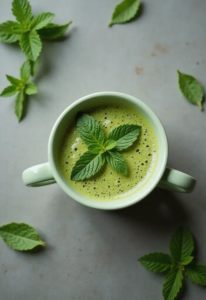 25 Herbal Tea Recipes for Energy and Focus 50 25 Herbal Tea Recipes for Energy and Focus - 8. Matcha Mint Boost