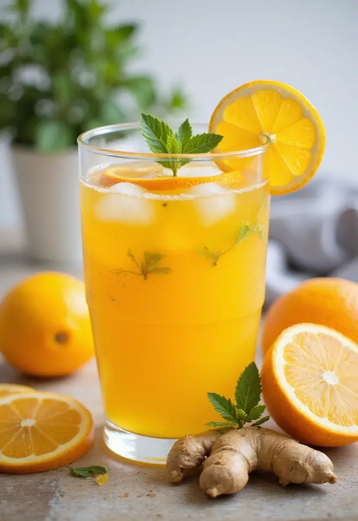 25 Herbalife Tea Recipes with Best Defense for Immune Support 153 25 Herbalife Tea Recipes with Best Defense for Immune Support - 23. Ginger Citrus Herbal Punch