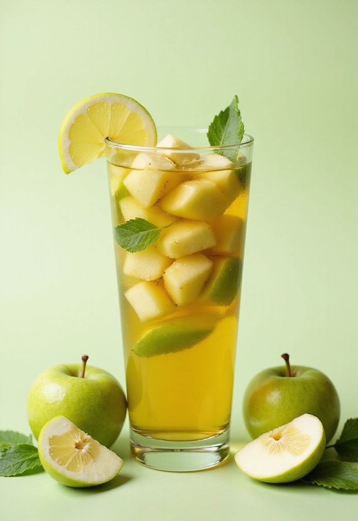 25 Herbalife Tea Recipes with Liftoff and Beauty Booster for an Energy Boost 55 25 Herbalife Tea Recipes with Liftoff and Beauty Booster for an Energy Boost - 9. Green Apple Infusion