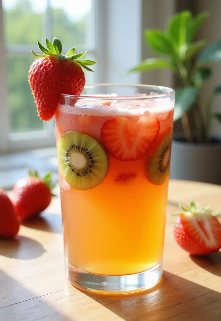 25 Herbalife Tea Recipes with Liftoff for Daily Energy 114 25 Herbalife Tea Recipes with Liftoff for Daily Energy - 18. Strawberry Kiwi Liftoff Bliss