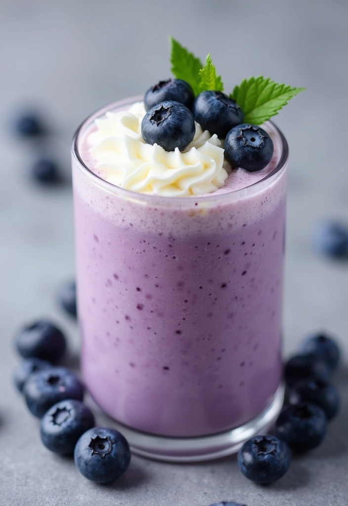 25 Herbalife Tea Recipes with Whip Cream for a Creamy Finish 100 25 Herbalife Tea Recipes with Whip Cream for a Creamy Finish - 16. Blueberry Cream Herbalife Shake