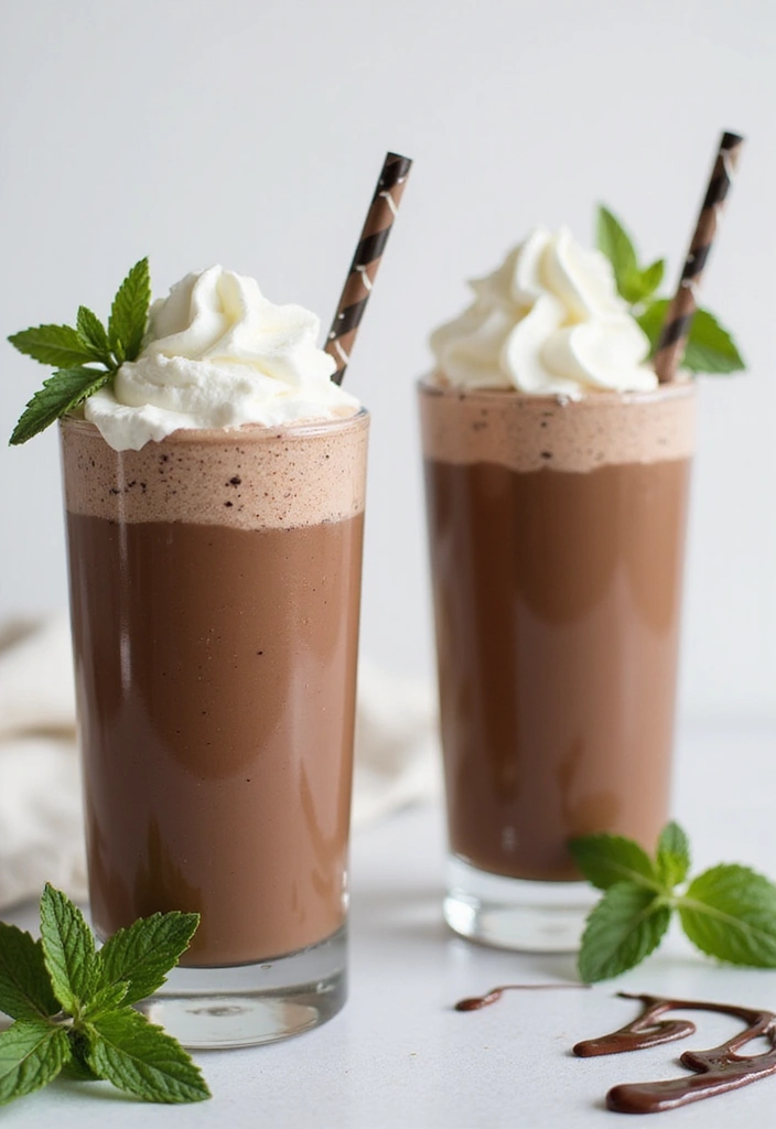 25 Herbalife Tea Recipes with Whip Cream for a Creamy Finish 15 25 Herbalife Tea Recipes with Whip Cream for a Creamy Finish - 3. Chocolate Mint Herbalife Shake