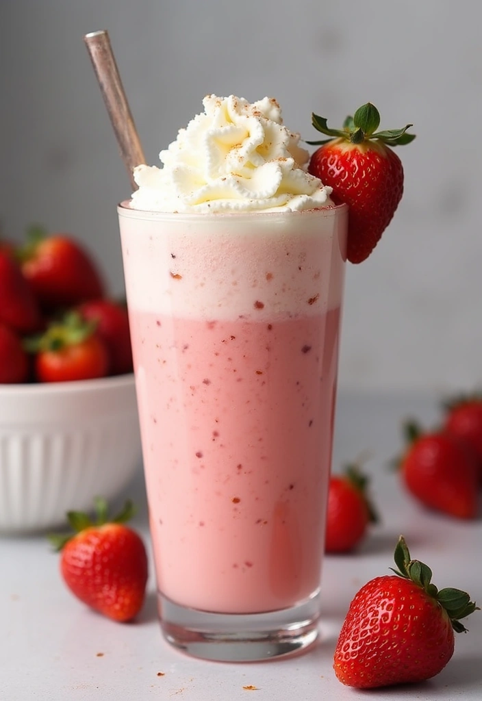 25 Herbalife Tea Recipes with Whip Cream for a Creamy Finish 22 25 Herbalife Tea Recipes with Whip Cream for a Creamy Finish - 4. Strawberry Shortcake Herbalife Blast