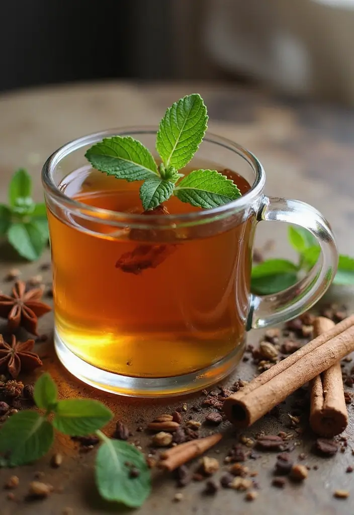 25 Homemade Tea Recipes for a Perfect Brew 74 25 Homemade Tea Recipes for a Perfect Brew - 12. Chai-Spiced Peppermint Twist