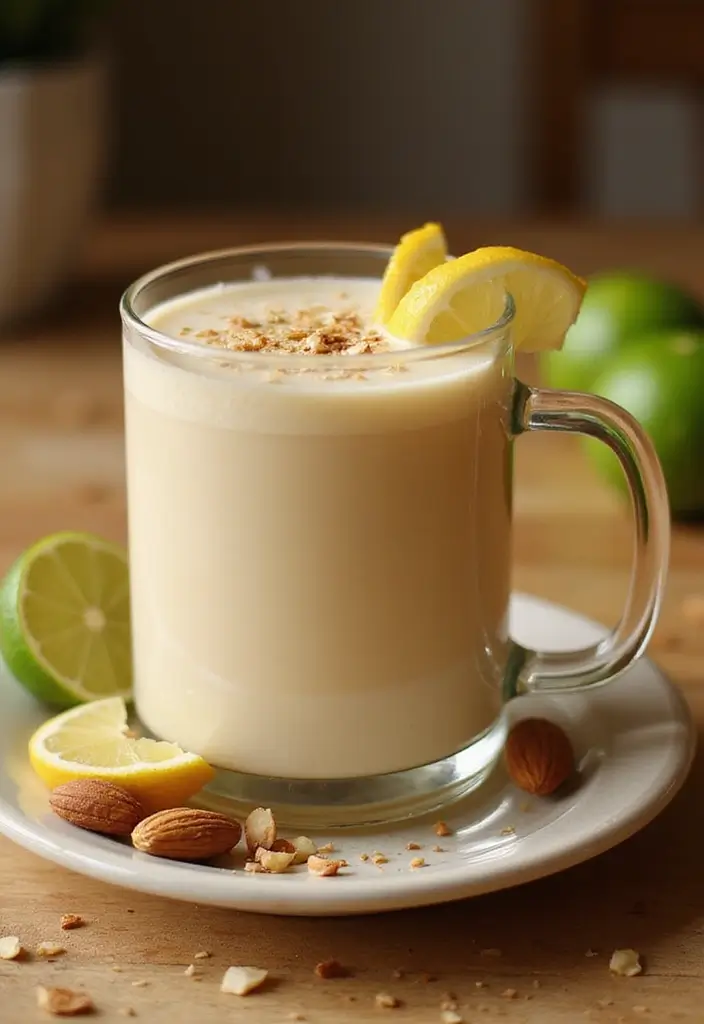 25 Lemon Lime Liftoff Tea Recipes for a Citrusy Kick 130 25 Lemon Lime Liftoff Tea Recipes for a Citrusy Kick - 20. Lemon Lime Almond Milk Tea