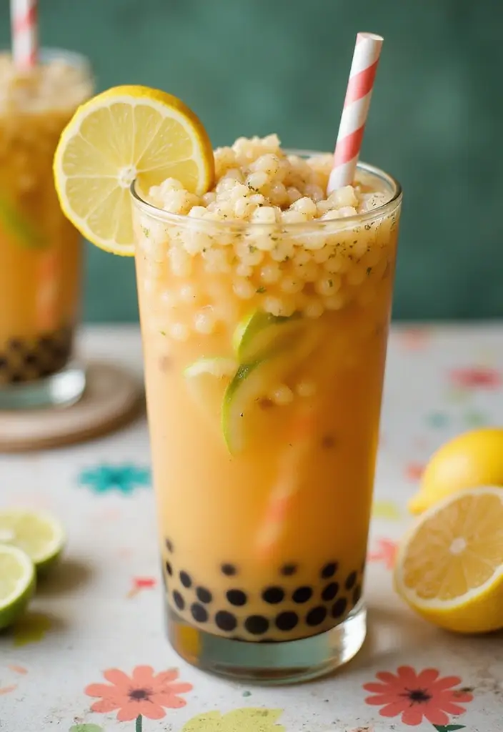 25 Lemon Lime Liftoff Tea Recipes for a Citrusy Kick 165 25 Lemon Lime Liftoff Tea Recipes for a Citrusy Kick - 25. Lemon Lime Herbal Bubble Tea