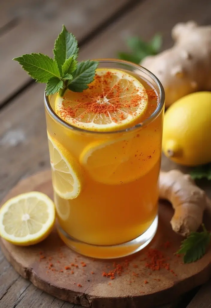 25 Lemon and Ginger Tea Recipes for Immunity and Warmth 8 25 Lemon and Ginger Tea Recipes for Immunity and Warmth - 2. Spicy Lemon Ginger Tea