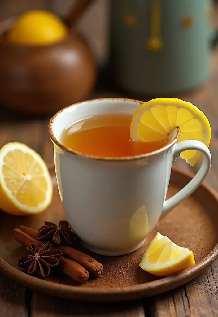 25 Lemon and Ginger Tea Recipes for Immunity and Warmth 43 25 Lemon and Ginger Tea Recipes for Immunity and Warmth - 7. Lemon Ginger Chai Tea