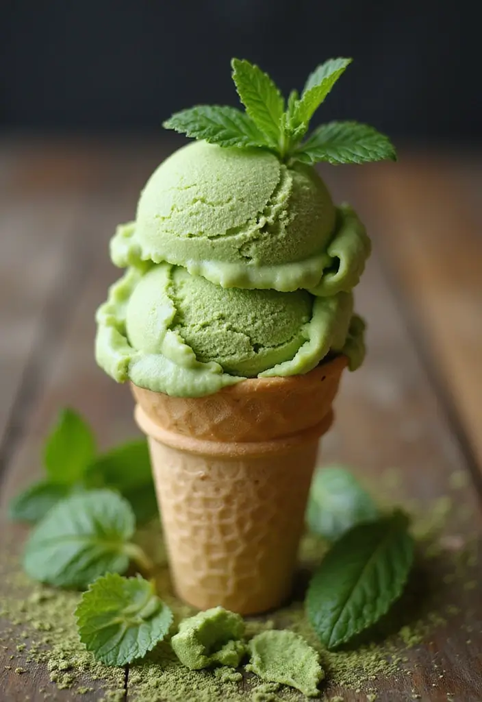 25 Matcha Green Tea Baking Recipes for Sweet Moments 83 25 Matcha Green Tea Baking Recipes for Sweet Moments - 13. Matcha Green Tea Ice Cream