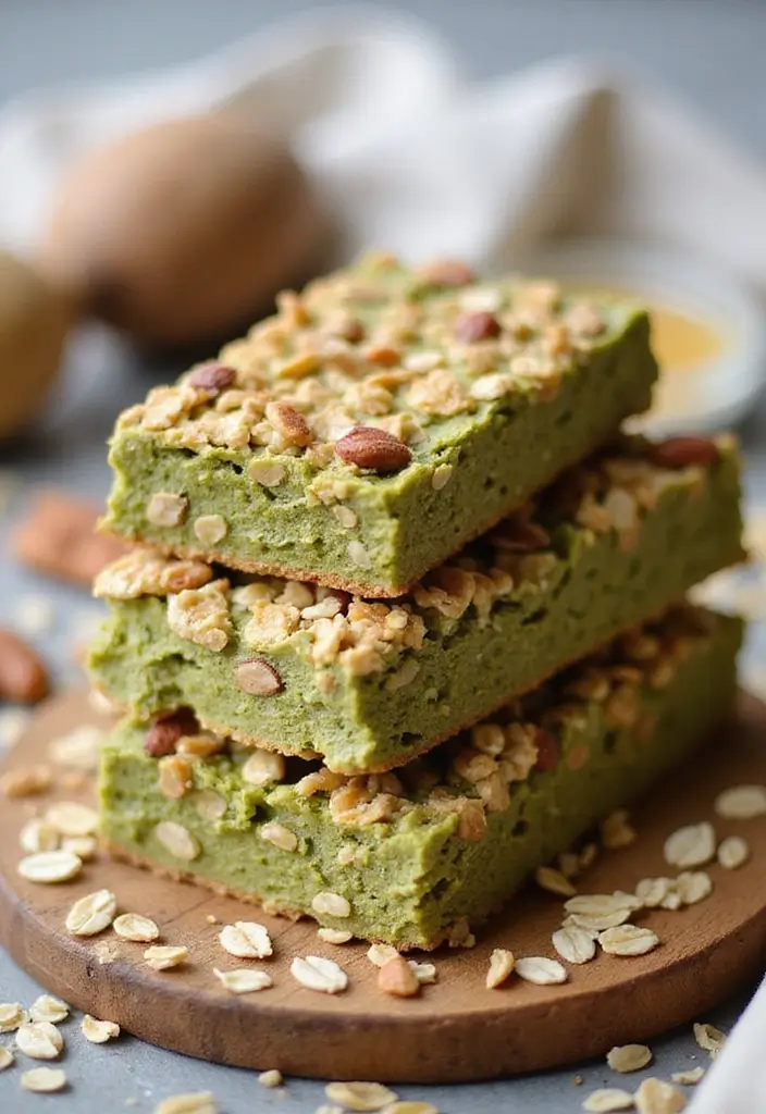 25 Matcha Green Tea Baking Recipes for Sweet Moments 116 25 Matcha Green Tea Baking Recipes for Sweet Moments - 18. Matcha Green Tea Granola Bars
