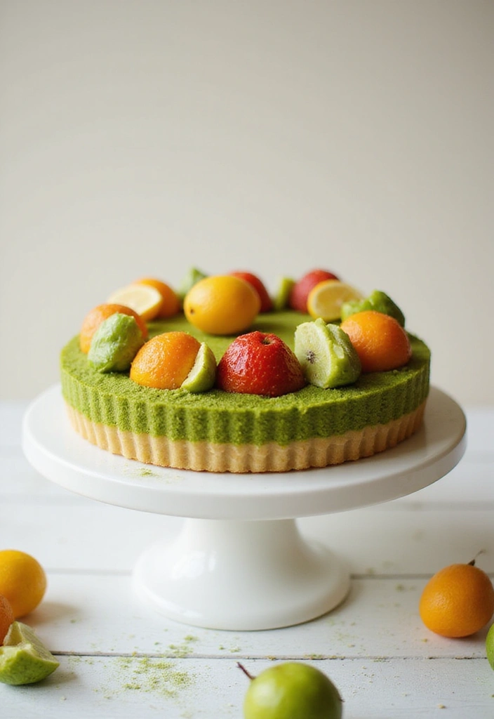 25 Matcha Green Tea Baking Recipes for Sweet Moments 128 25 Matcha Green Tea Baking Recipes for Sweet Moments - 20. Matcha Green Tea Fruit Tart