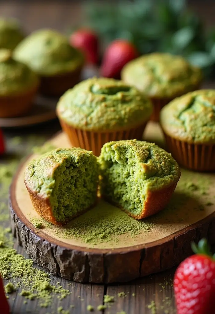 25 Matcha Green Tea Baking Recipes for Sweet Moments 22 25 Matcha Green Tea Baking Recipes for Sweet Moments - 4. Matcha Green Tea Muffins