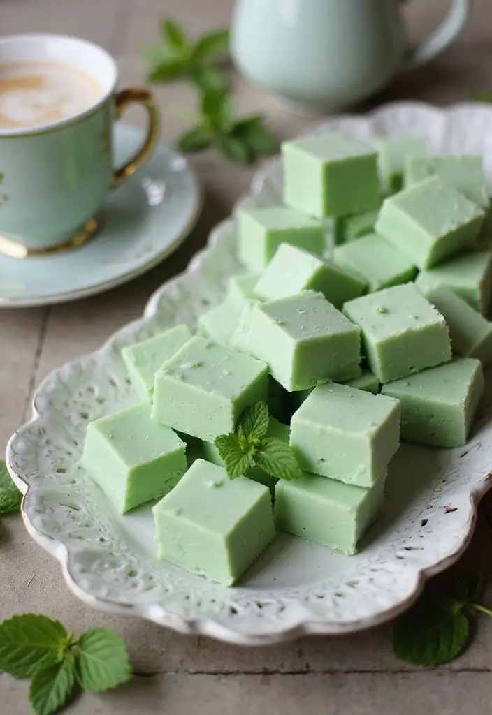25 My Cafe Game Tea Recipes You Can Try at Home 160 25 My Cafe Game Tea Recipes You Can Try at Home - 24. Sweet Mint Tea Fudge