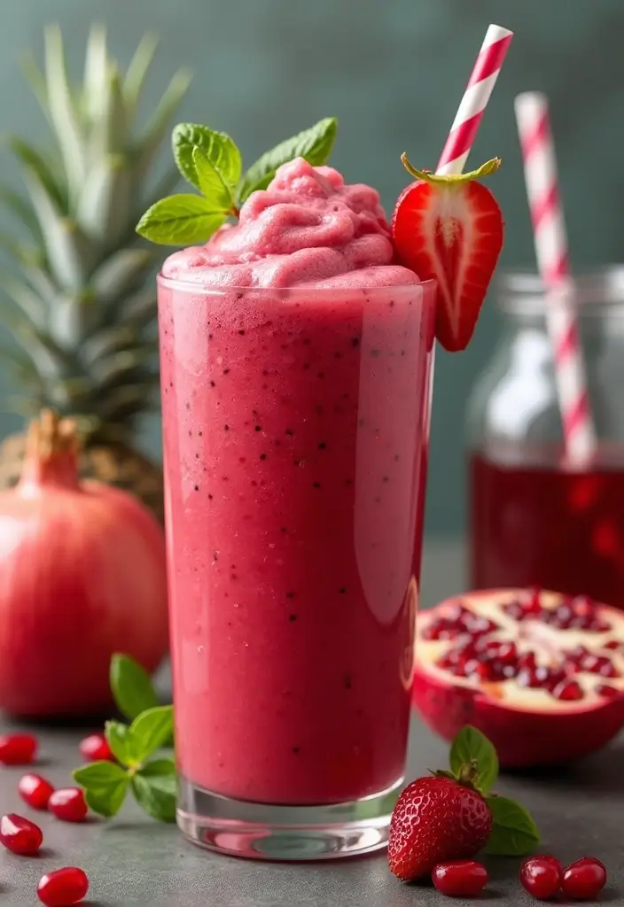 25 My Cafe Game Tea Recipes You Can Try at Home 167 25 My Cafe Game Tea Recipes You Can Try at Home - 25. Pomegranate Green Tea Smoothie