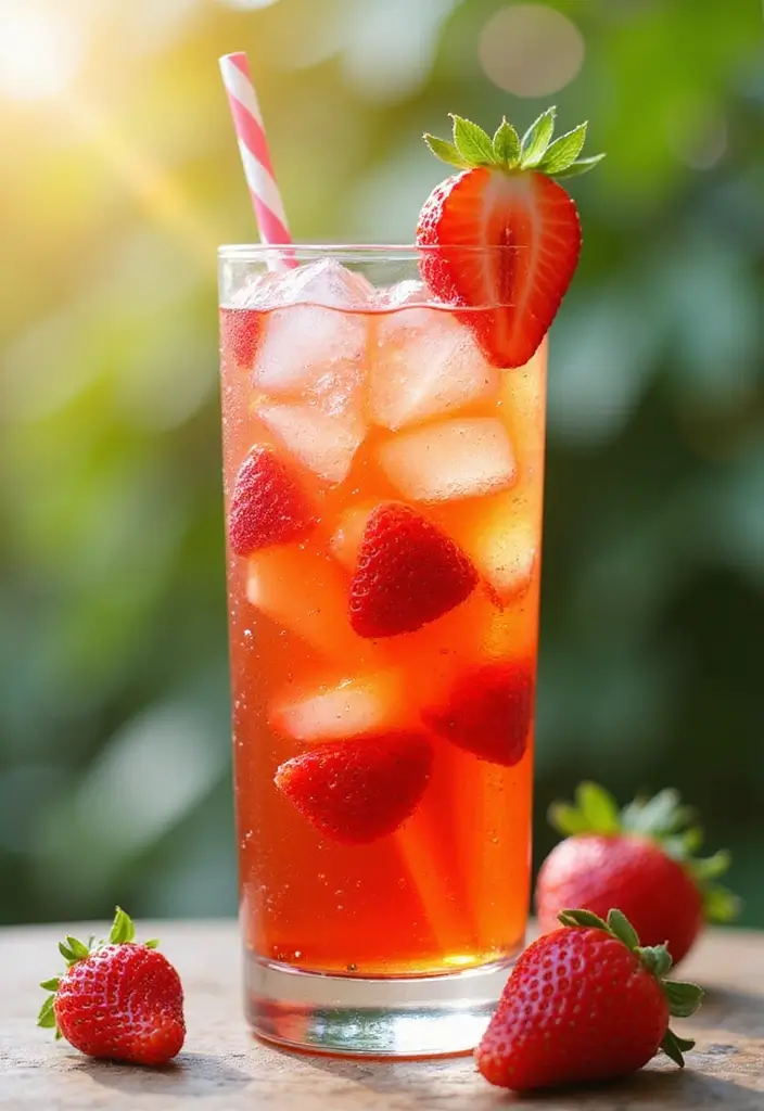 25 My Cafe Game Tea Recipes You Can Try at Home 20 25 My Cafe Game Tea Recipes You Can Try at Home - 4. Strawberry Hibiscus Iced Tea