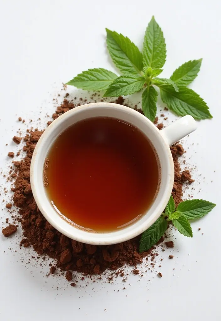 25 Relaxing Tea Recipes for Cozy Fall Evenings 57 25 Relaxing Tea Recipes for Cozy Fall Evenings - 9. Chocolate Mint Herbal Bliss