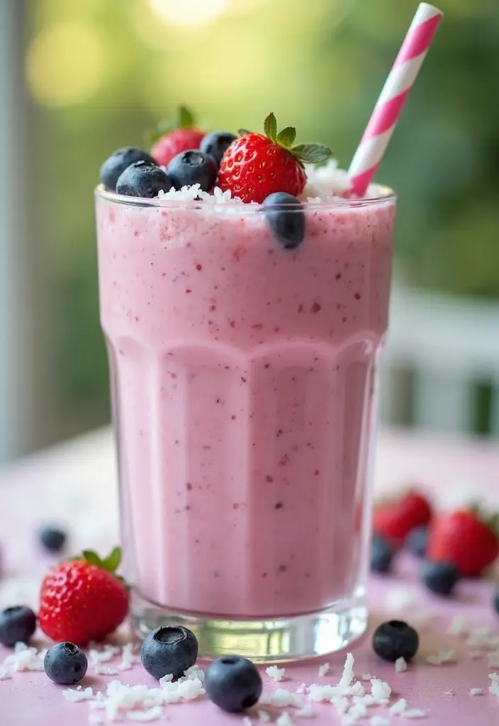 25 Silver Lining Lessons Loaded Tea Recipes Full of Flavor 46 25 Silver Lining Lessons Loaded Tea Recipes Full of Flavor - 8. Creamy Coconut Berry Smoothie Tea